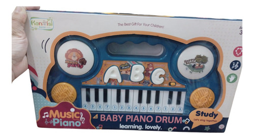 Piano Teclado Musical  Para Niños 37 Teclas Con Microfono 