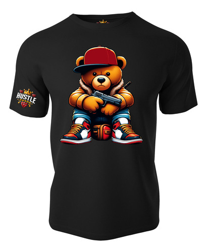 Playeras Hustle Prado Dragon Oso Belico #362