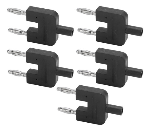 Conector Banana Plugs De 2 Vías, 5 Piezas, Doble Fila, 1