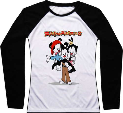 Buzo Animaniacs Comic Vintage Dama Raglan Bca Urbanoz