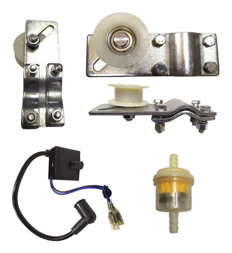 Imagem 9 de 9 de Kit Motor Bike Motorizada 2 Tempos Tipo 80cc Prateado