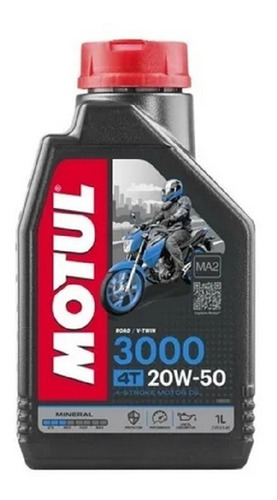 Aceite Motul 3000 20w50 4t 1lt