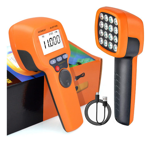 Estroboscopio Led Digital 60 A 99999 Rpm Tacómetro Sin Conta