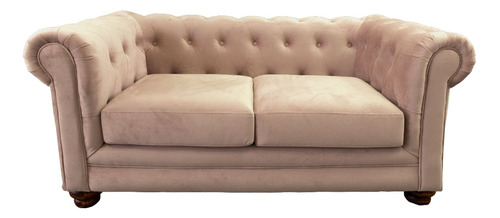 Sofa Florencia 2c Tela Velvet Beige