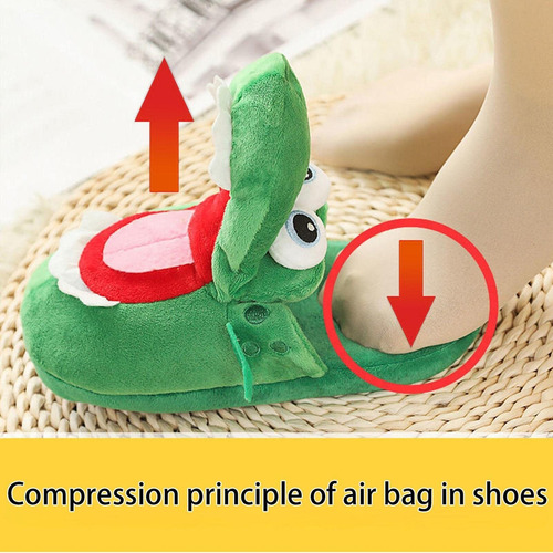 Cálido Cocodrilo Chanclas-cocodrilo Invierno Zapatillas Niño
