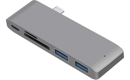 Adaptador De Lector De Tarjetas Tipo C Usb-c 5 En 1 Para Mac