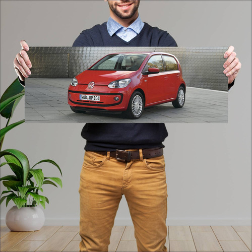 Cuadro 30x80cm Auto 2013 Volkswagen Eco Up 5 Doo 890