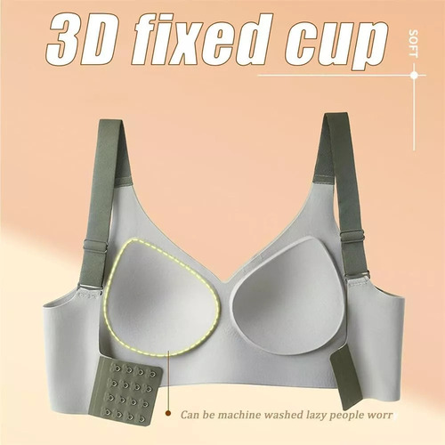 Sujetador Inalámbrico Push Up Para Mujer, 2 Unidades