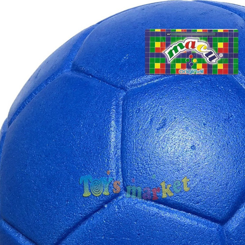 Imagen 3 de 5 de Macu Pelota De Fútbol 18 Cm Goma Espuma Colores Original