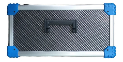 Imagen 3 de 8 de Caja Porta Herramientas Profesional Aluminio C/ Llave 437mm