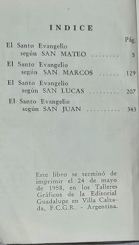 Los Santos Evangelios - Mons. Juan Straubinger - Guadalupe