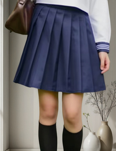 Minifalda Short Tableada Mujer