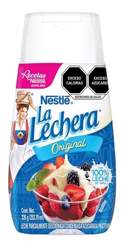 Leche Condensada Nestlé La Lechera Sirve Fácil 335 Gr