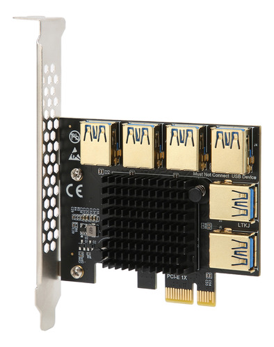 Disipador De Calor Pci E De 1 A 6 Tarjetas Elevadoras De Hie