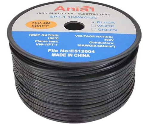 Aniai Spt-1 Cable Electrico De Grado Comercial A Granel 18 