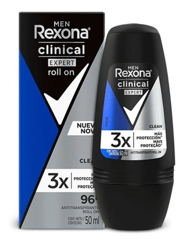 Desodorante Rexona Clinical Rol On For Men Fresco 96 Horas