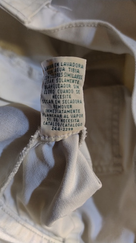 Short Para Hombre Dockers T34 Khakis Corto 100 % Algodón Caf (Usado)