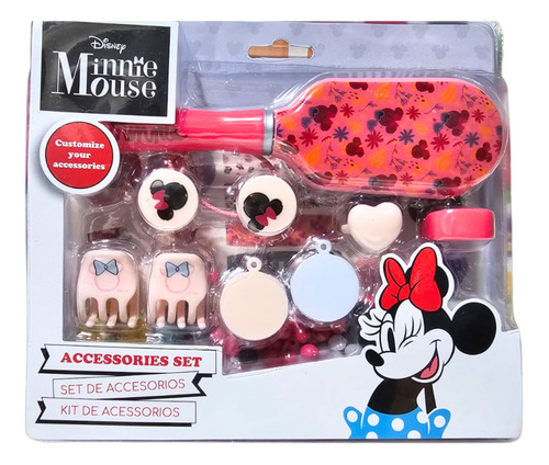 Accesorios Para El Pelo Minnie Set Cepillo Y Mas Disney