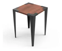Comprar Mesa De Luz Chica, Sin Tornillos, Armado Fácil | Mite Color Tabaco\u002Fnegro