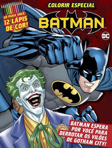 Livro Batman Colorir Especial