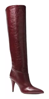 Botas Altas Michael Michael Kors Talla 7.5 Color Rojo Oscuro