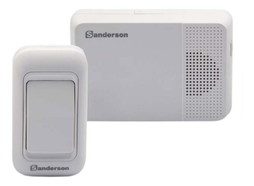 Timbre Para Puerta Sanderson Qd-w003 Inalámbrico Blanco 5v