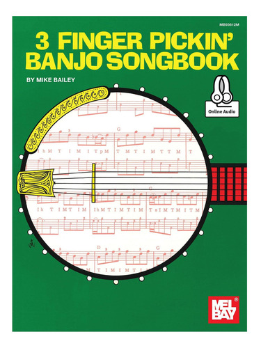 Libro: 3 Cancionero De Banjo Para Tocar Los Dedos