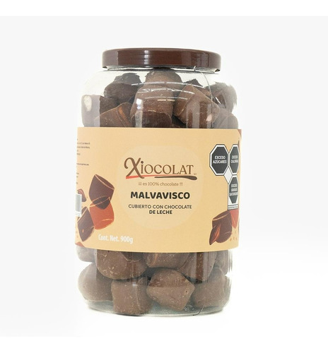 Malvavisco Mediano Con Chocolate De Leche (1 Vitrolero)