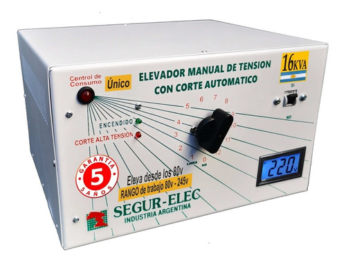 Elevador Tensión Manual 16kva Entrada Desde 80v Oferta Casa