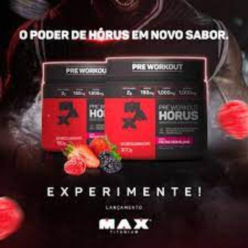 Hórus 150g - Frutas Vermelhas Max Titanium