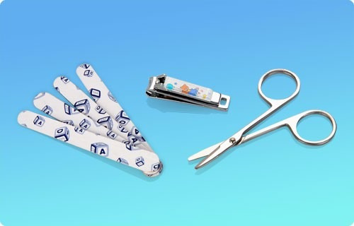 Imagen 4 de 6 de Set De Manicure Para Bebe Nuby Cortauñas Tijera Y Limas Soft