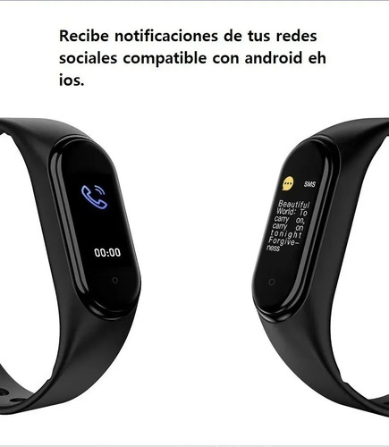 Imagen 4 de 9 de Smart Band M5 Pulsera Inteligente Notificaciones