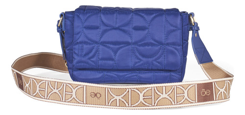 Bolsa Crossbody Cloe Para Mujer Nylon 100% Reciclado Color Azul marino