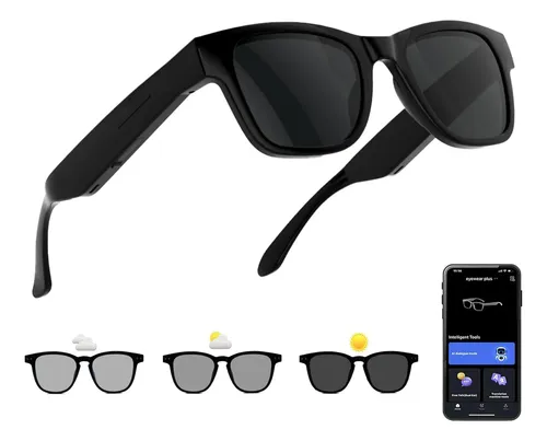 Óculos Inteligentes com Tradutor Ia, Bluetooth e Lente Uv400