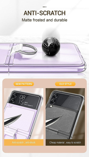 Para Samsung Galaxy Z Flip 5/z4/z3 Funda De Teléfono Slim*/