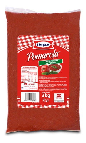 Carozzi Pomarola Concentrado De Tomate 3 Kg