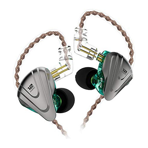 Auriculares In-ear Erjigo Zsx 1dd+5ba Híbridos Hifi Estéreo