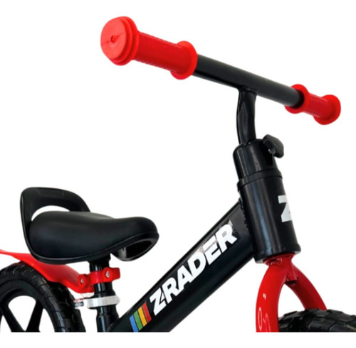 Bicicleta Equilíbrio Infantil Aro 12' Preta Z-rader Kids