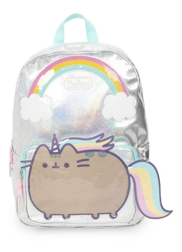 Mochila Gato Pusheen Cat Unicornio Pusheenicornio Tornasol