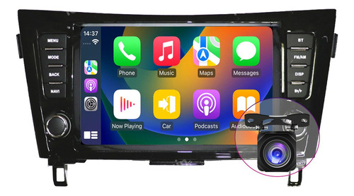 Estéreo Carplay De 4+64 G Para Nissan Xtrail Qashqai 2014-20