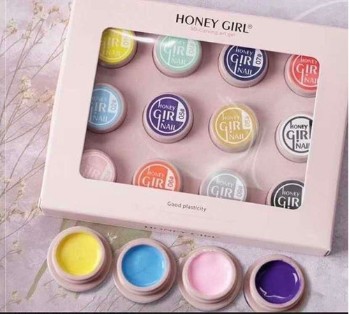 12 Colores Gel Paint Honey Girl Manicure/ Top Ladys