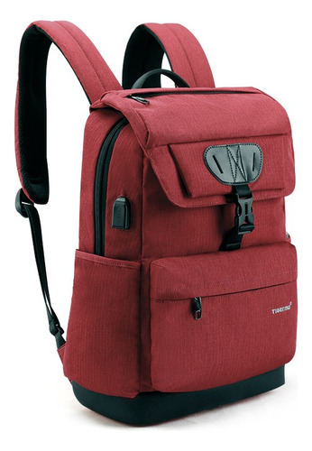 Mochila Tigernu Urbana Para Notebook Rojo T-b3513