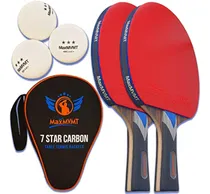 Comprar Maxmvmt Juego De 2 Palas De Ping Pong, Raquetas De