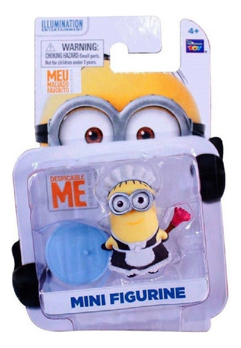 Mini Figura Colecionavel Minion Maid Meu Malvado Favorito