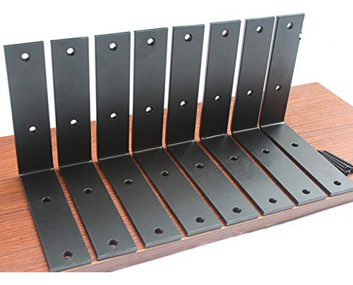 8 Soportes De Pared De Metal Resistente De 0.197 In De ...