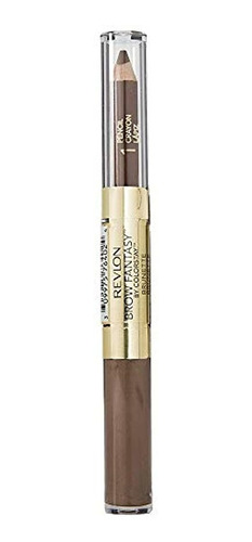 Revlon Brow Lápiz & Gel De Fantasía, Brunette [105] 0,051 oz