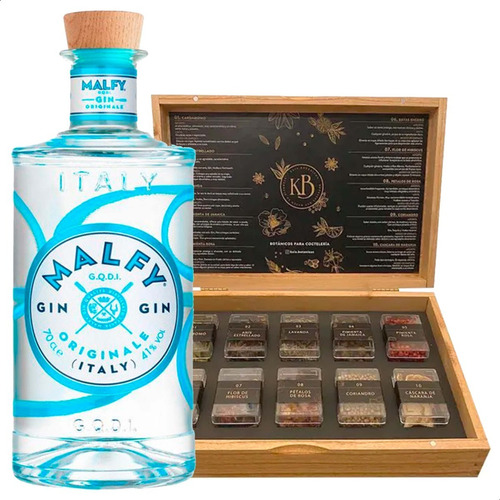 Gin Malfy Original Destilado + Botanico Kaia Mixologia