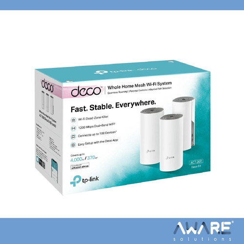 Repetidor Wifi Tp-link Deco E4 (3-pack) Sistema Mesh Ac1200