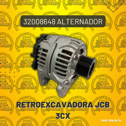 32008648 Alternador Retroexcavadora Jcb 3cx