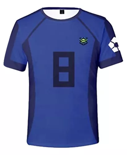 Traje De Cosplay Blue Lock Bachira Meguru, Camisa De Futebol